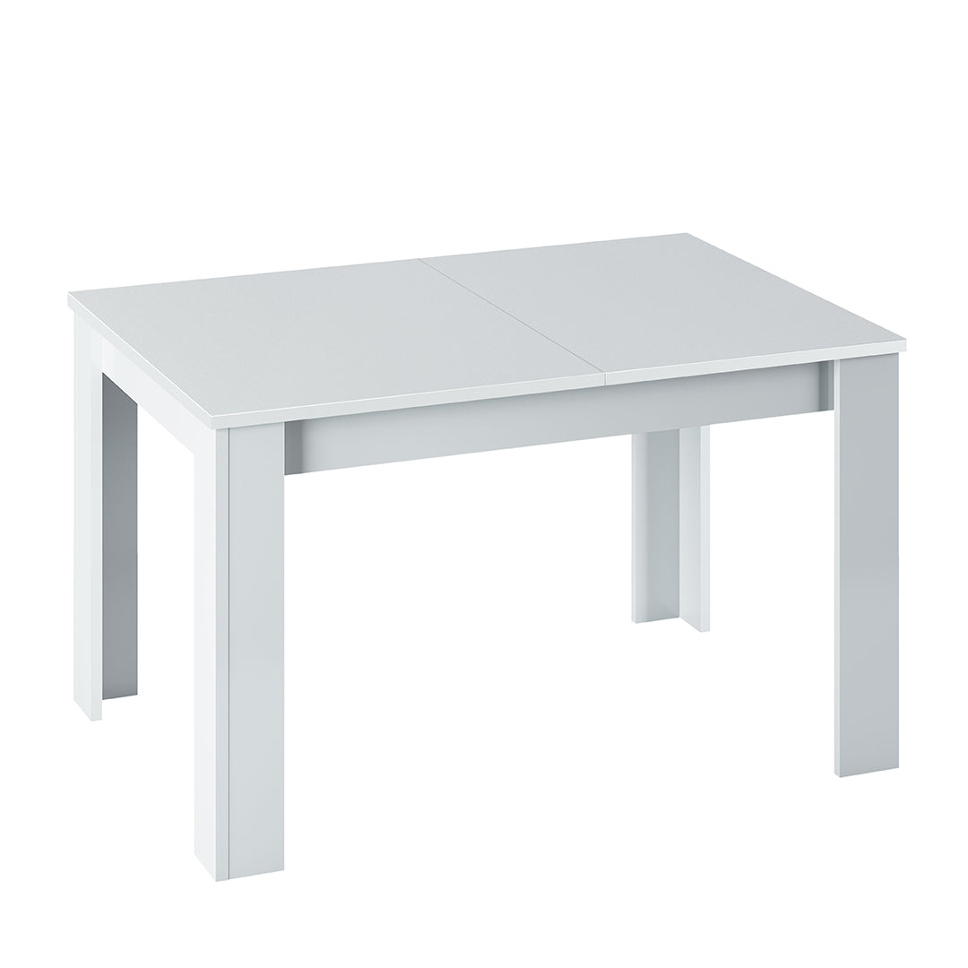 TABLE DE SALLE À MANGER EXTENSIBLE 90X140X190 CM BLANC ARTIK