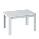 TABLE DE SALLE À MANGER EXTENSIBLE 90X140X190 CM BLANC ARTIK