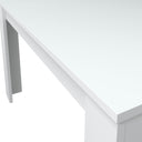 TABLE DE SALLE À MANGER EXTENSIBLE 90X140X190 CM BLANC ARTIK