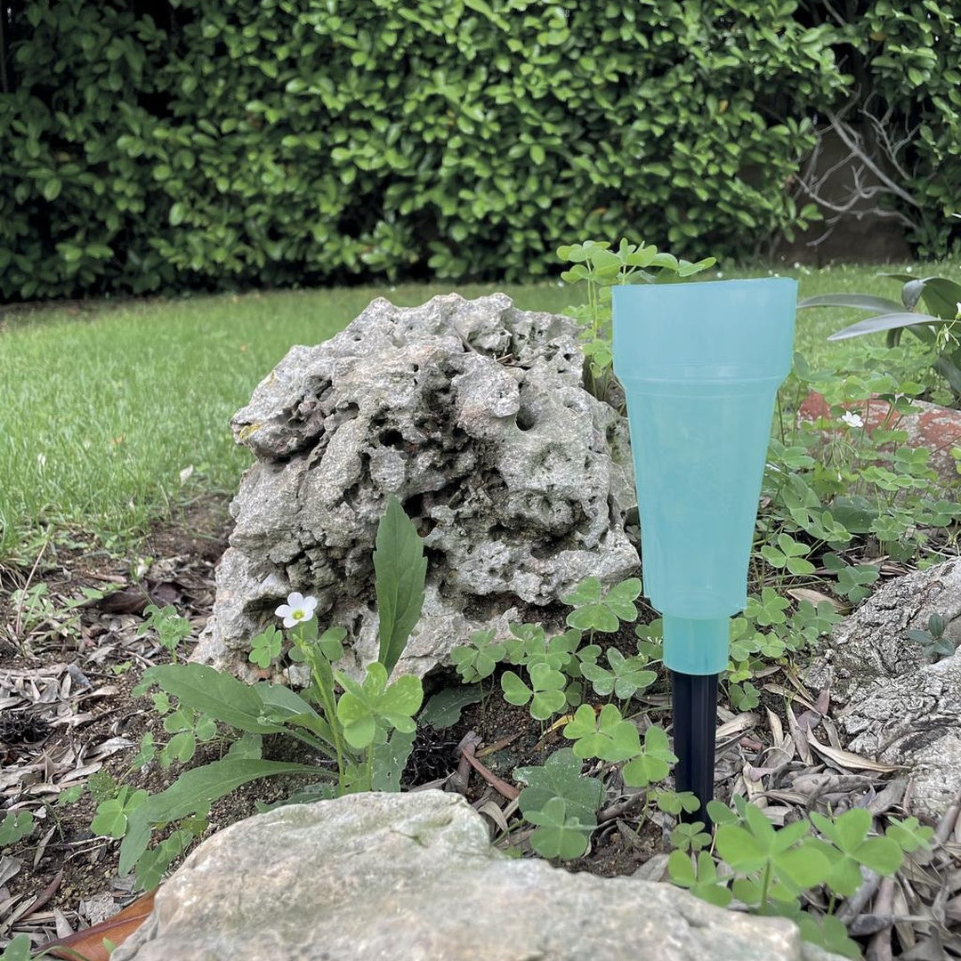 Pluviomètre de jardin avec support pluviométrique vert nordique