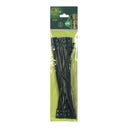 Lot de 20 attaches de câble en plastique pour tuteurs de plantes, 35 cm, vertes, Nortene