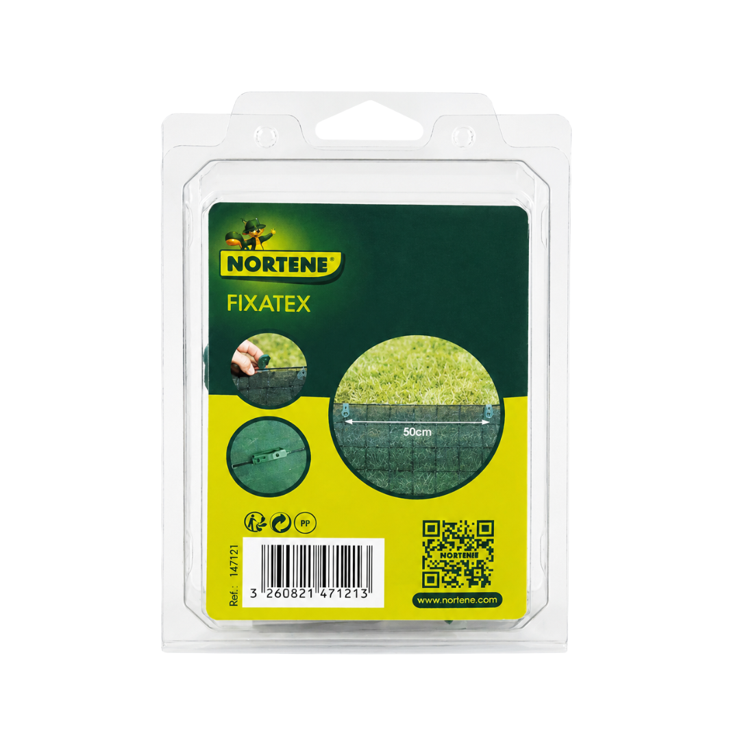 Lot de 20 clips de fixation, vert nordique