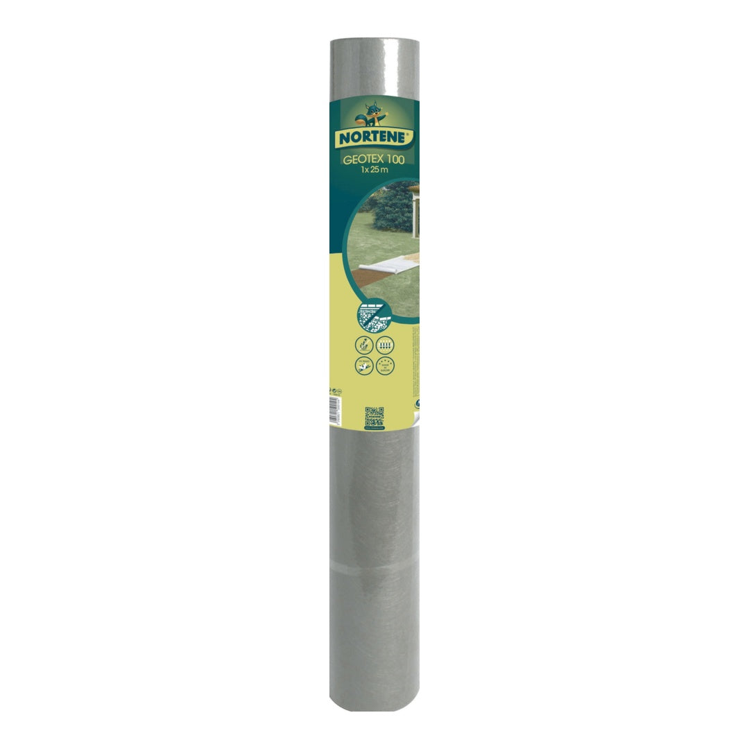 Filtro drenaje 1x25 m gris nortene