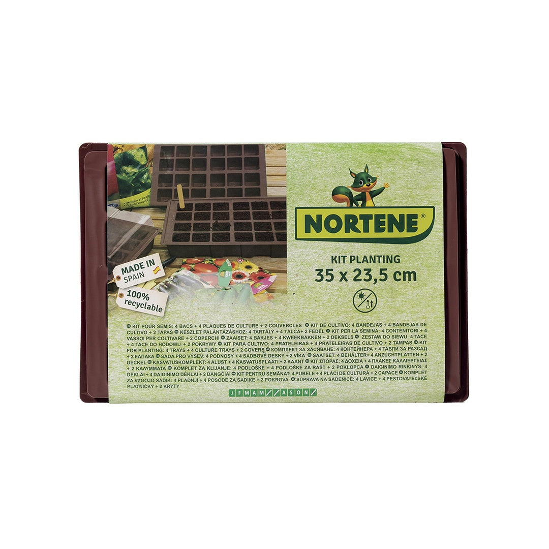 Kit planting 35x23.5 cm marron nortene