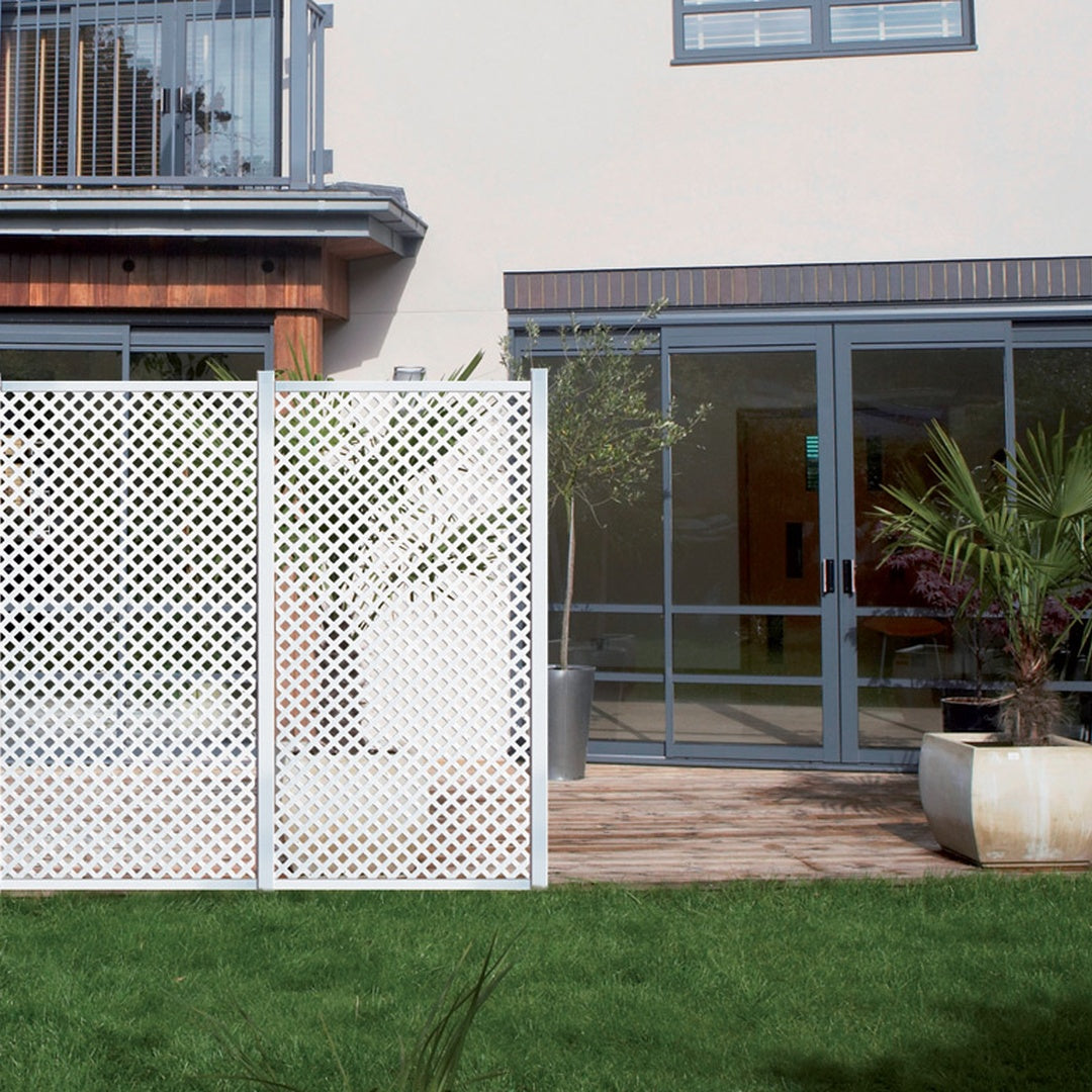 Pannello decorativo pp 25 mm privato 1x2 m bianco nortene