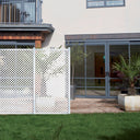 Panneau décoratif pp 25 mm privé 1x2 m blanc nortene
