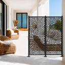 Panneau de mosaïque décorative 1x2 m anthracite du nord