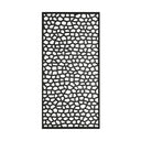 Pannello decorativo in mosaico 1x2 m antracite nord