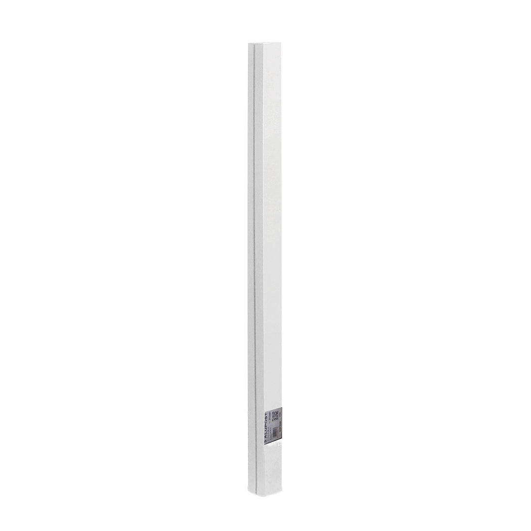 palo in alluminio bianco (Alupost Nortene)