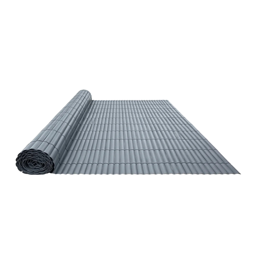 Cañizo pvc simple cara plasticane forja claro nortene