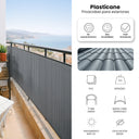 Cañizo pvc simple cara plasticane forja claro nortene