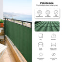 Cañizo pvc simple cara plasticane verde nortene