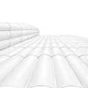 Cañizo pvc simple cara plasticane blanco nortene