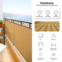 Cañizo pvc simple cara plasticane caña nortene