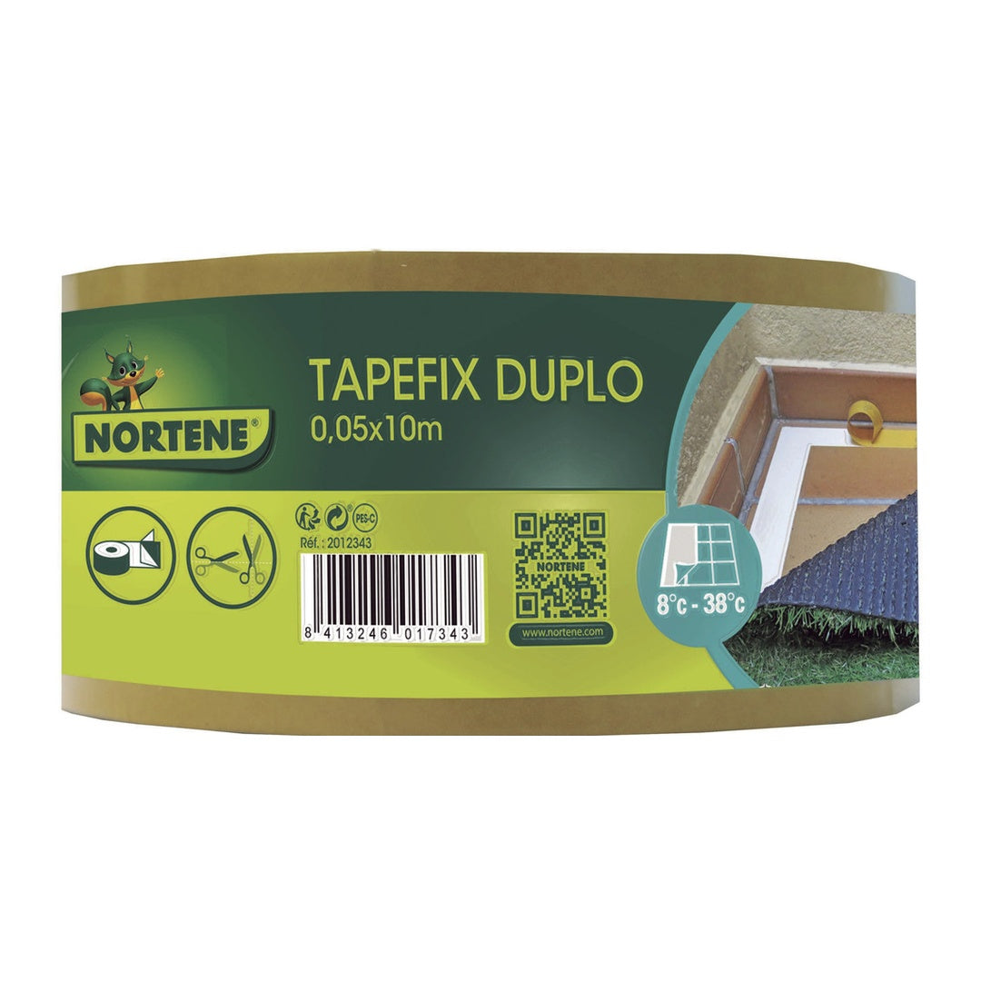Fita adesiva dupla face para relvados 0,5x10 m nortene