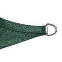 Toldo vela permeable triangular 3x3x3 m verde nortene