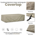 Funda protectora mesa rectangular 325x205x90 cm nortene