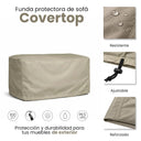 Funda protectora sofá 140x85x70 cm nortene