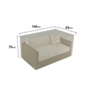 Housse de protection pour canapé 140x85x70 cm nortene