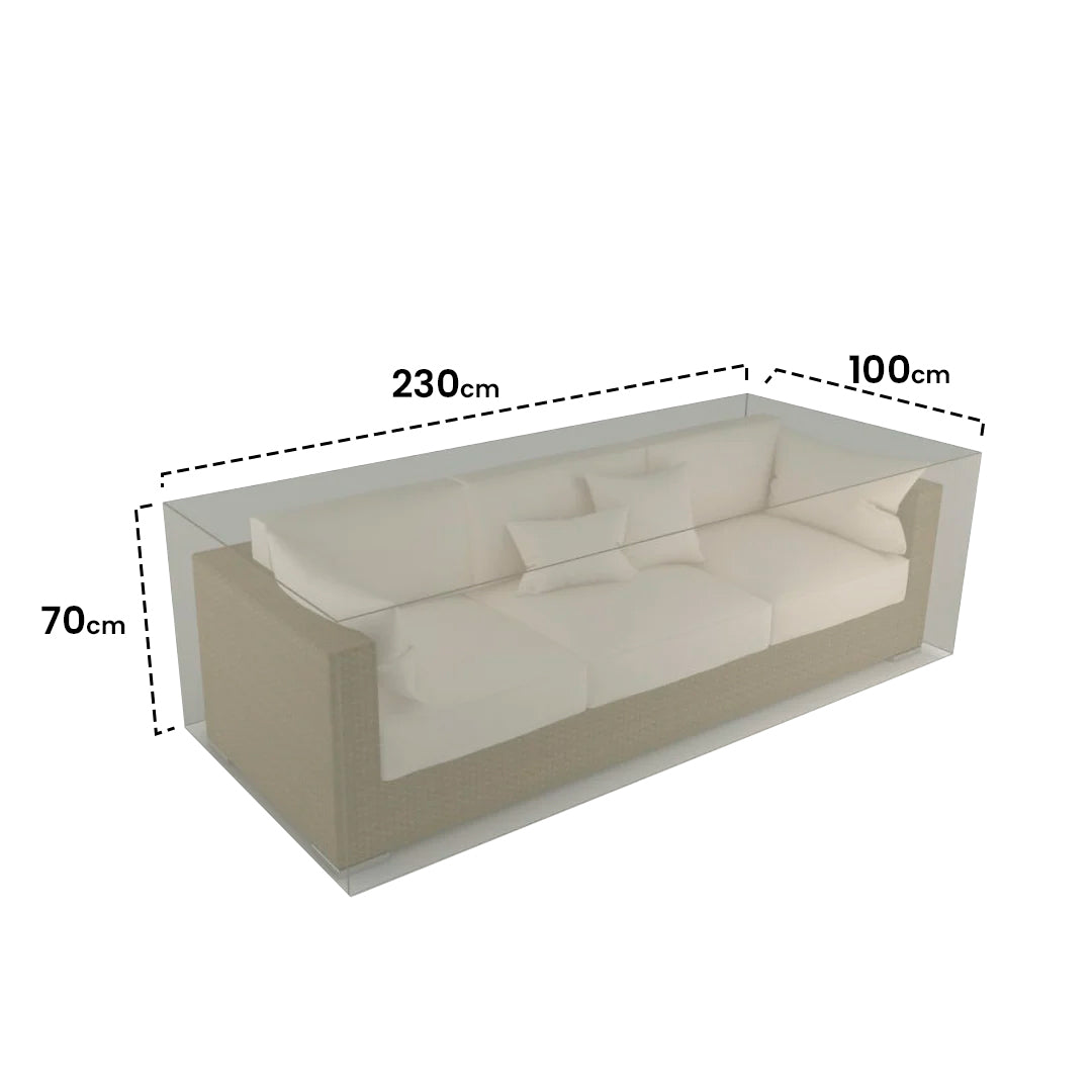 Housse de protection pour canapé 230x100x70 cm nortene