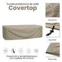 Funda protectora sofá 230x100x70 cm nortene