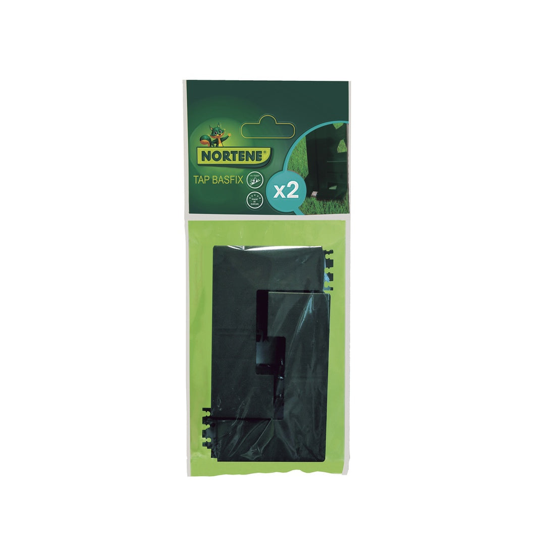 copertura decorativa per ancoraggio basfix 2x12,5x12,5 cm nortene verde