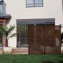 Panneau décoratif pp 25 mm privé 1x2 m oxyde du nord