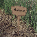 Pack 5 etiquetas fibra de miscanthus label fib 25 cm nortene
