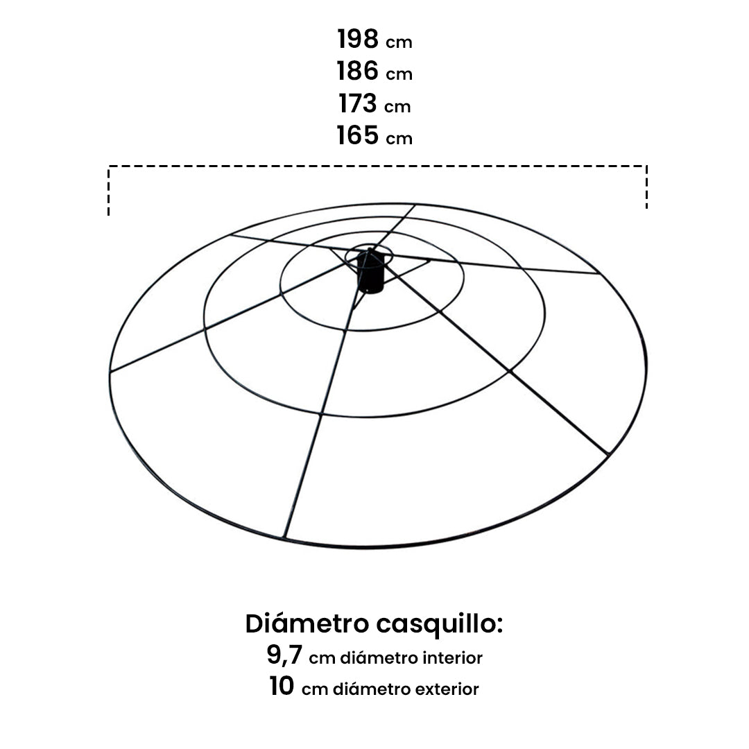 Aro parasol para sombrilla Sunprotect Ring Nortene