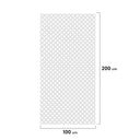Grelha fixa em PVC branco de 18 mm Nortene