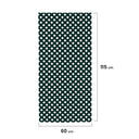 Celosía fija pvc verde 18 mm