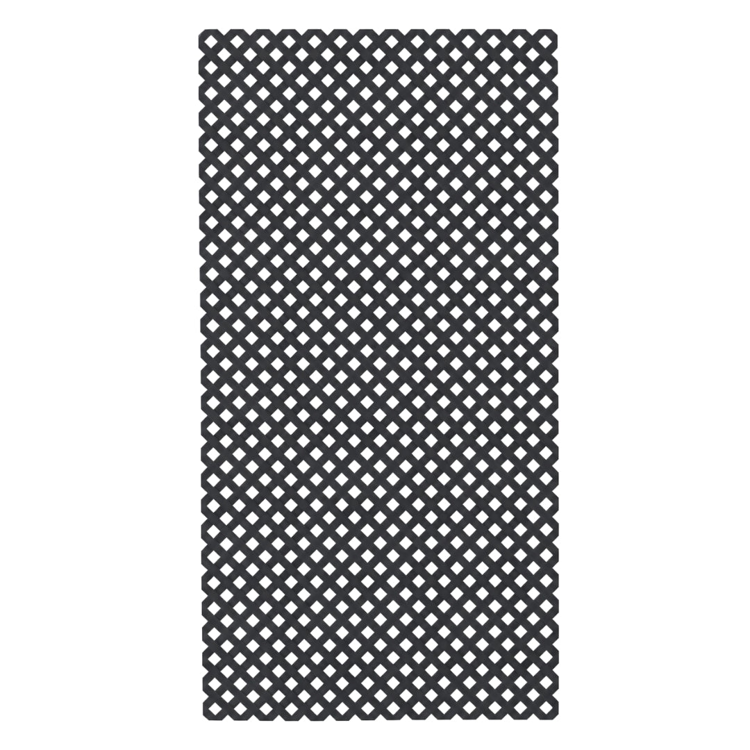 Celosía fija pvc antracita 18 mm nortene