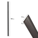 FINISHING PROFILE U BARREL PVC 1.5M ANTHRACITE 