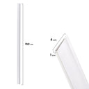 FINISHING PROFILE U BARREL PVC 1.5M WHITE NORTENE 