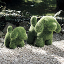 Figura decorativa peluche Bobby 30x48x50 cm verde nordico