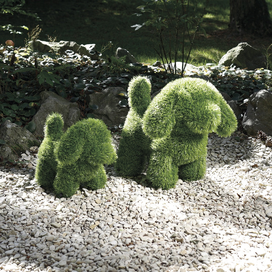 Figura decorativa peluche Bobby 30x48x50 cm verde nordico