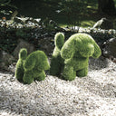 Figura decorativa peluche Bobby 30x48x50 cm verde nordico