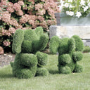 Figura decorativa peluche elfo 35x35x50 cm verde nordico