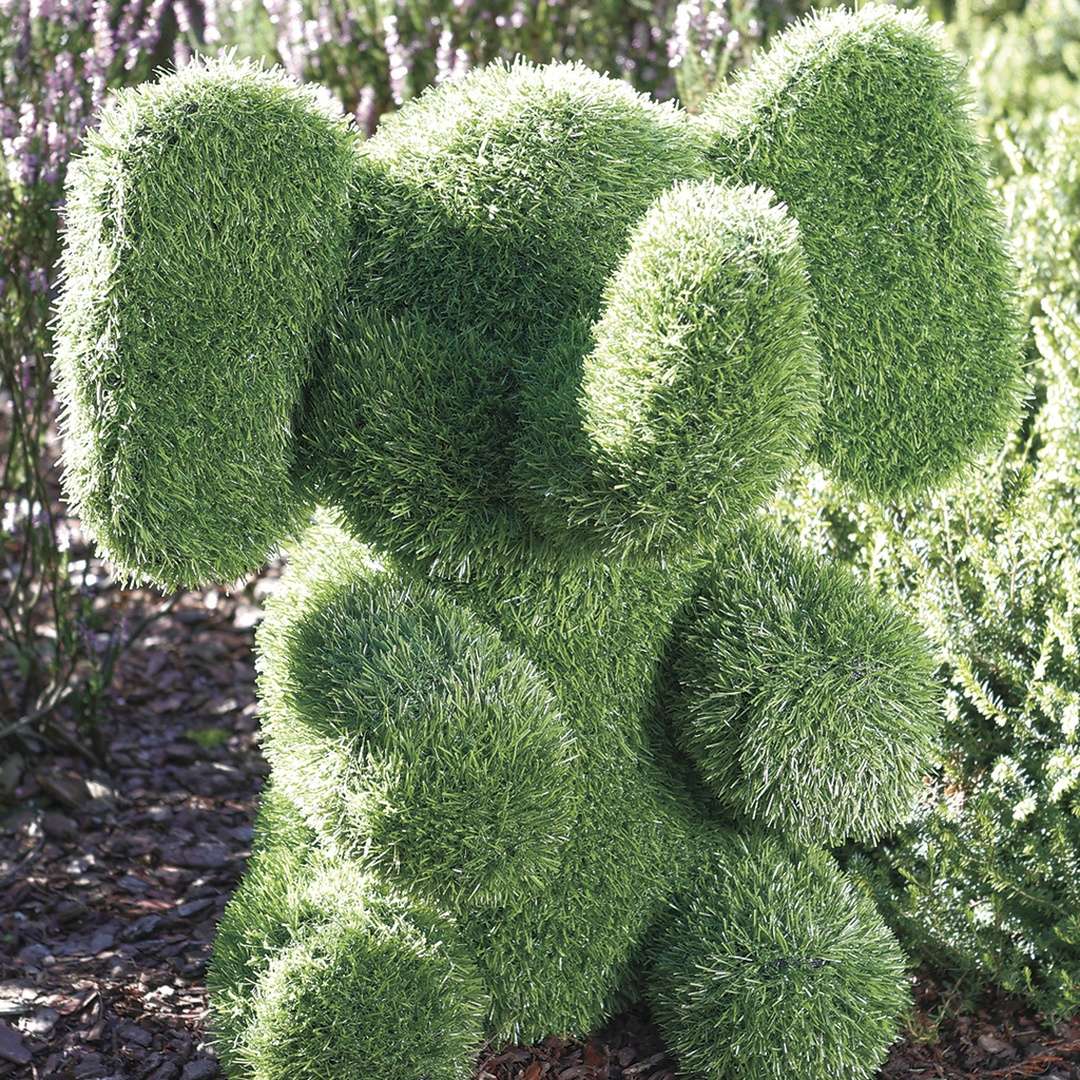 Figura decorativa peluche elfo 35x35x50 cm verde nordico