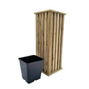 Jardinera vertical talia planter 32,5x32,5x65 cm nortene