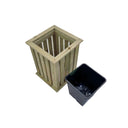 Jardinera vertical talia planter 32,5x32,5x65 cm nortene
