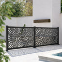 mosaïque décorative refaite noire 1x2 m nordène
