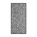 mosaïque décorative refaite noire 1x2 m nordène