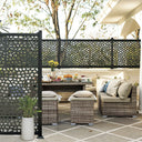 mosaïque décorative refaite noire 1x2 m nordène