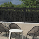 mosaïque décorative refaite noire 1x2 m nordène
