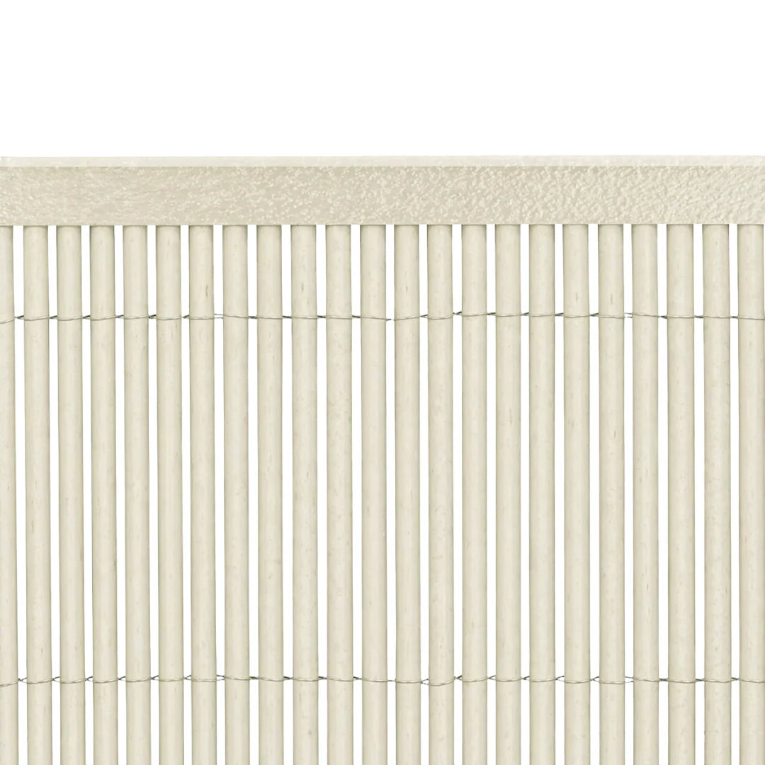 Profilo di rifinitura in vimini bianco a forma di U da 1,5 m