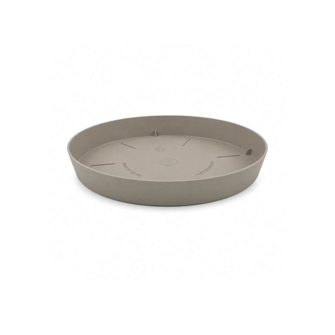 Plato redondo TES taupé ø17 cm