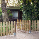 Portail de clôture en pin traité de 1 m de large
