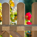 Clôture classique en bois de pin traité
