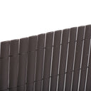 Barrière double face en PVC recyclé Elegance 30 mm anthracite